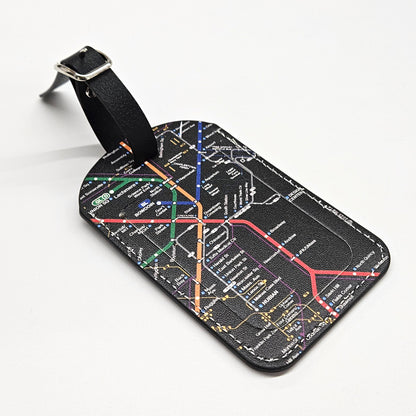 Boston MBTA Map Luggage Tags