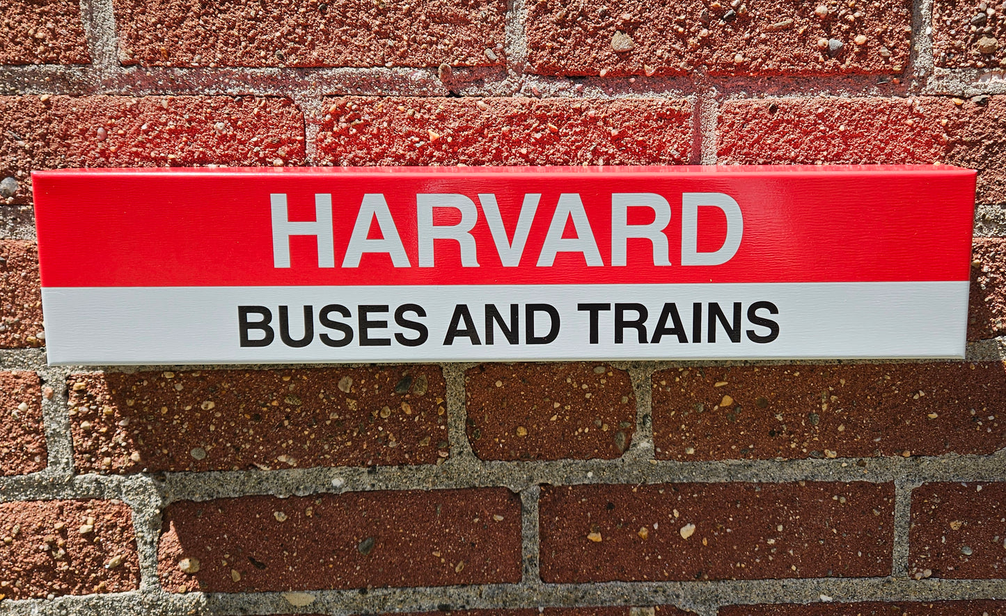 Boston MBTA MINI Replica Metal Station Signs (18")