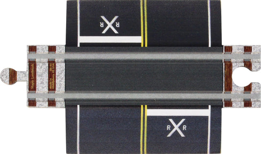 Wooden Toy Train Track with Street Crossing