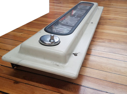 Orange Line Subway Car Roll Sign Case with Curtain