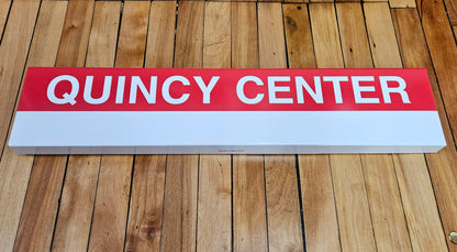 Boston MBTA Red Line Replica Metal Station Signs (58")