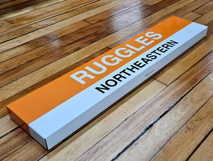 Boston MBTA Orange Line Replica Metal Station Signs (29")