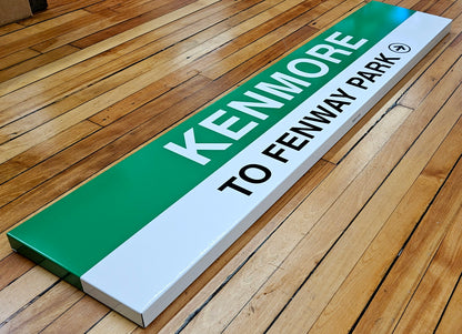Boston MBTA Green Line Replica Metal Station Signs (58")