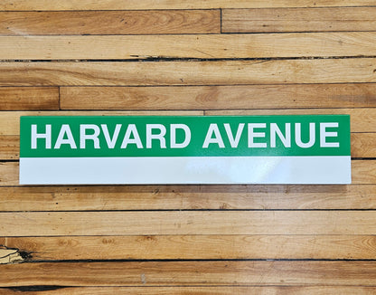 Boston MBTA Green Line Replica Metal Station Signs (29")