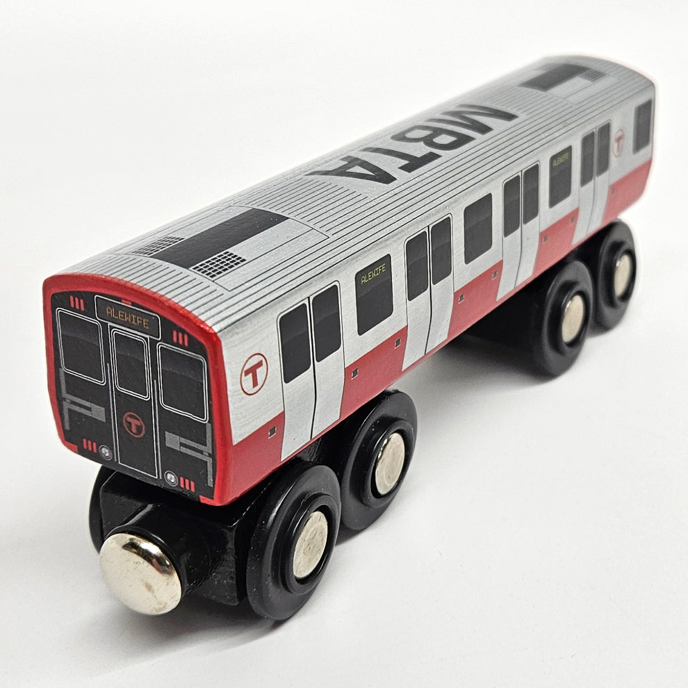 Boston MBTA Red Line Wooden Toy Train (1900-2150 Series) – MBTAgifts