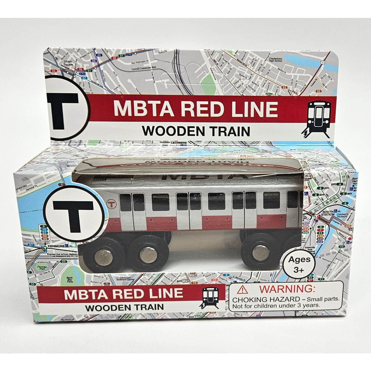 Boston MBTA Red Line Wooden Toy Train (1900-2150 Series) – MBTAgifts