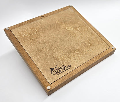 Boston MBTA Map Wood Tray/Wall Art (13"x13")