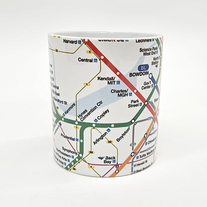 Boston MBTA Map Wrapped Mug - CLEARANCE SALE 50% OFF!