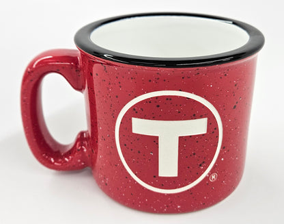 Boston MBTA T Logo Campfire Mug - Multiple Colors Available