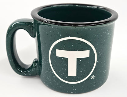 Boston MBTA T Logo Campfire Mug - Multiple Colors Available