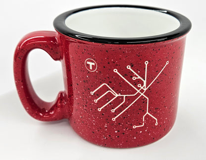 Boston MBTA Map Campfire Mug - Multiple Colors Available