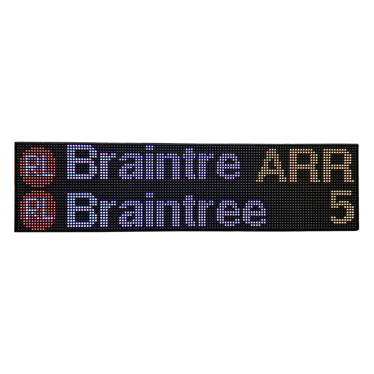 NEW! Boston MBTA LED Arrival Sign