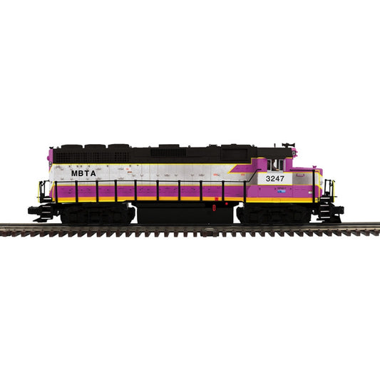 Boston MBTA O-Scale GP40 MBTA #3247 Commuter Rail Locomotive (Atlas Premier)