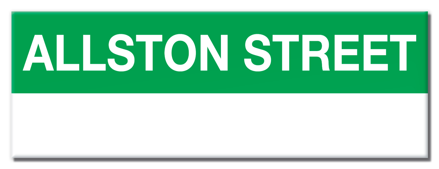 MBTA Green Line Allston Street Station Magnet