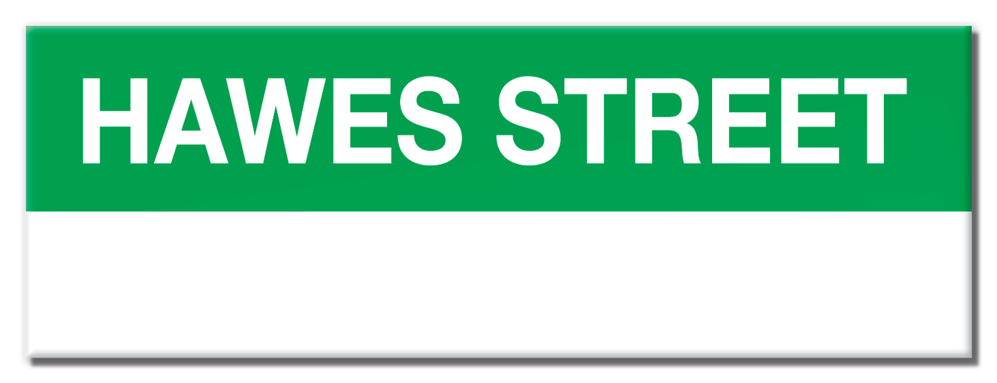 MBTA Green Line Hawes Street Station Magnet