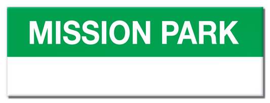 MBTA Green Line Mission Park Station Magnet