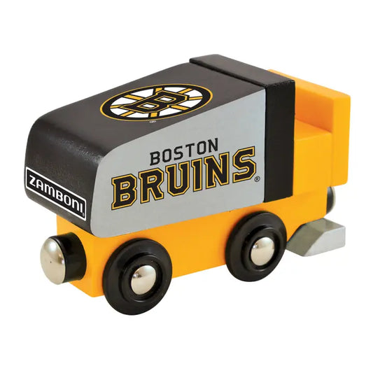 Boston Bruins Zamboni Wooden Toy Train Vehicle