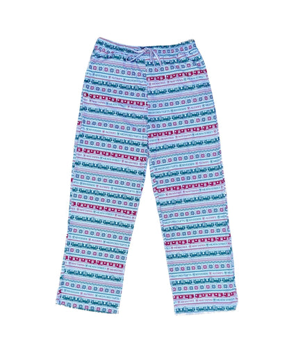 Boston MBTA Red/Green Holiday Pajama Pants (ADULT)