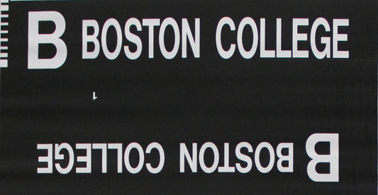 B Boston College Rollsign Curtain (Type 7 Side Destination)