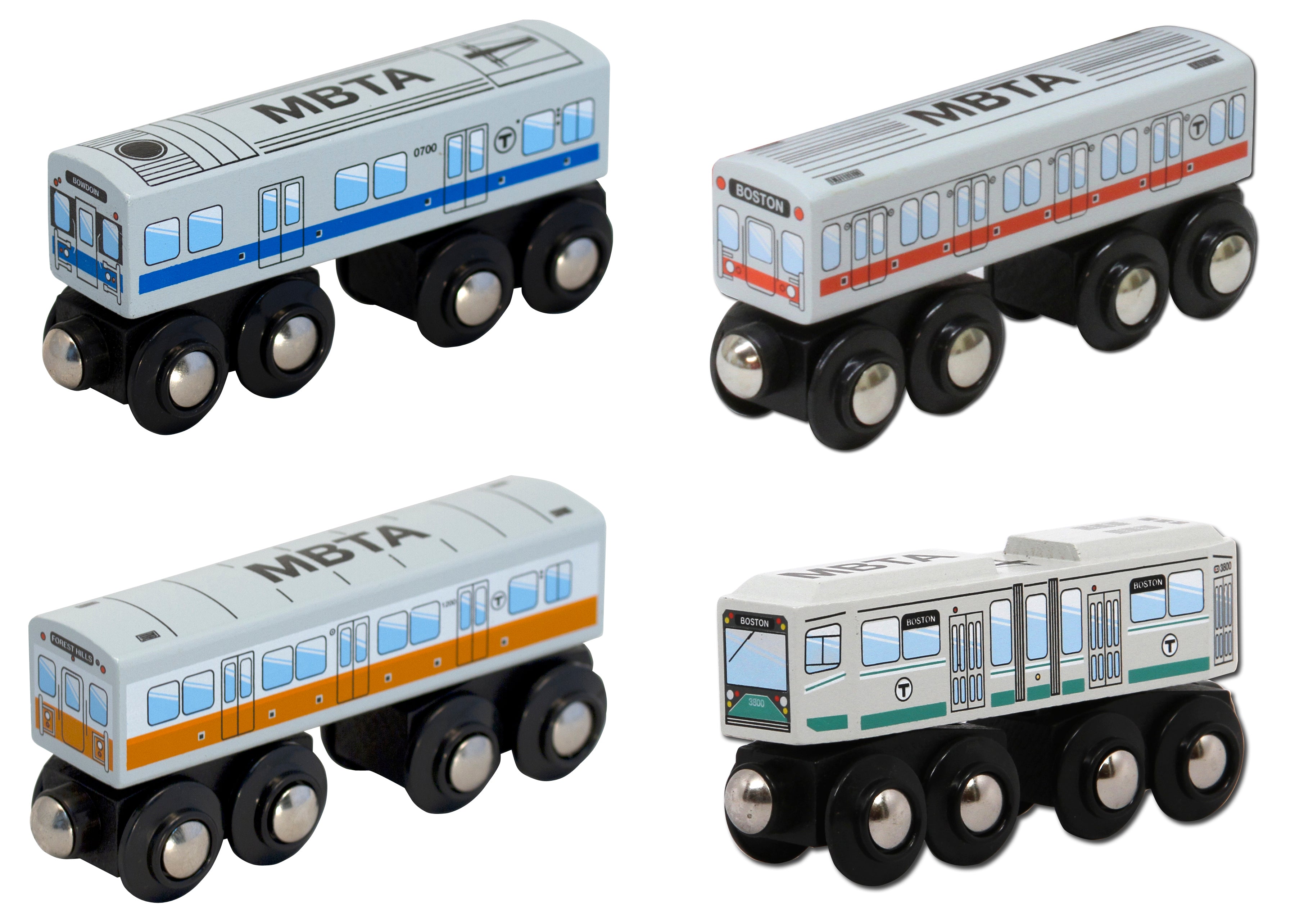 MBTA Train Wooden Collectibles on sale