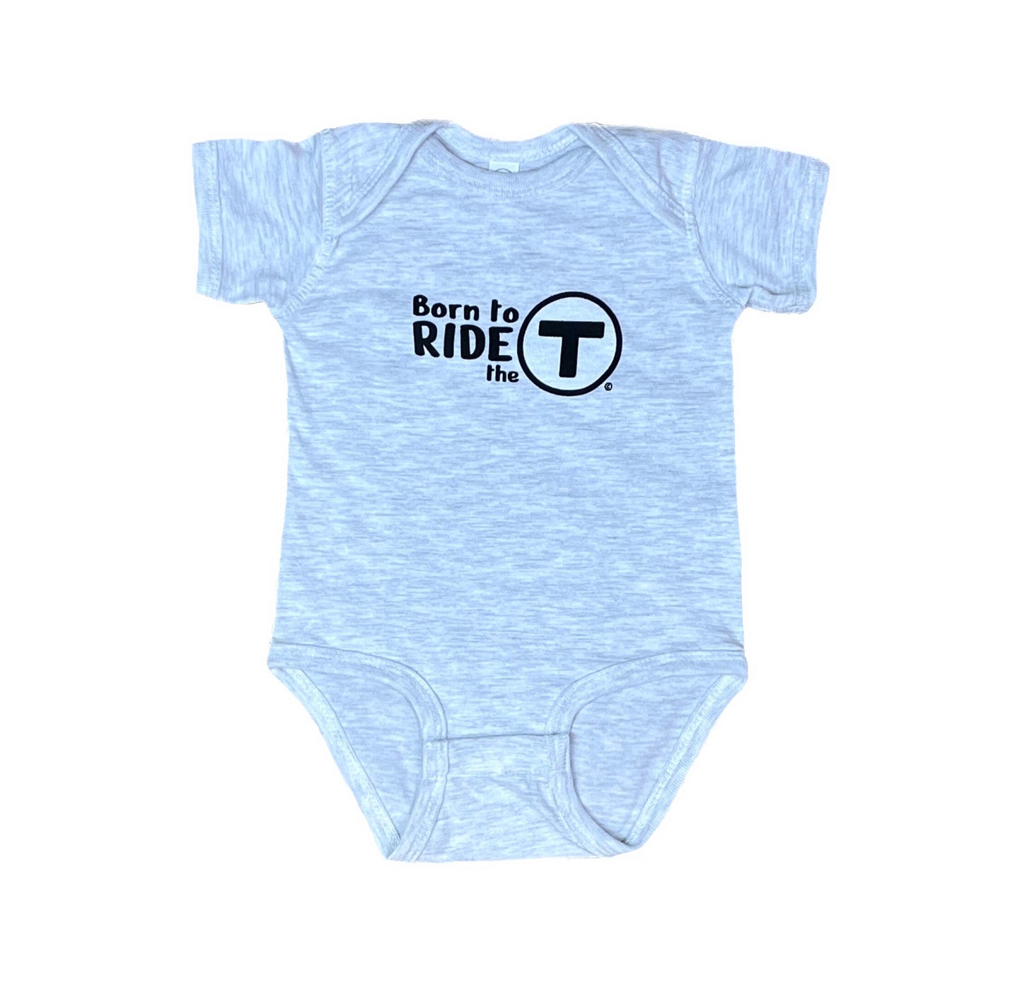 MBTA Born to Ride the T Onesie NEW!