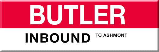 MBTA Red Line Butler Station Magnet