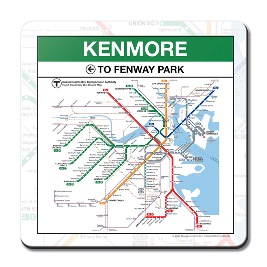 MBTA Kenmore Green Line Station Coaster