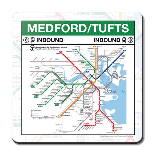 MBTA Medford/Tufts Green Line Station Coaster