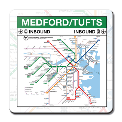 MBTA Medford/Tufts Green Line Station Coaster