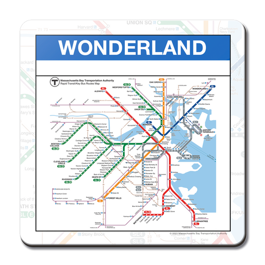 MBTA Wonderland Blue Line Station Coaster