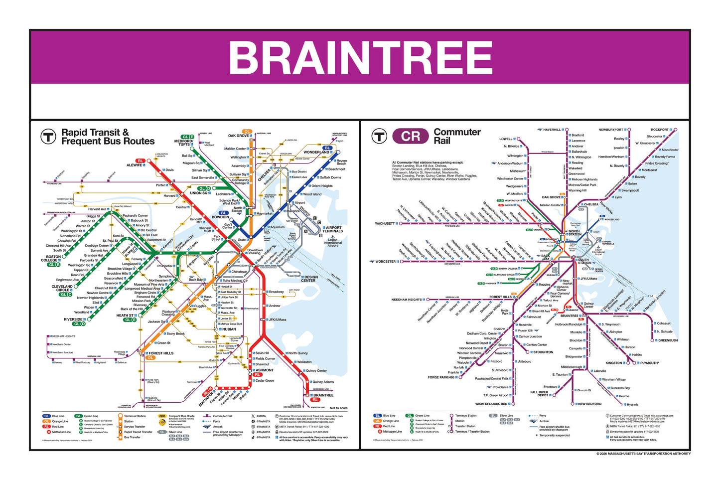 Boston MBTA Commuter Rail Station Panel Prints