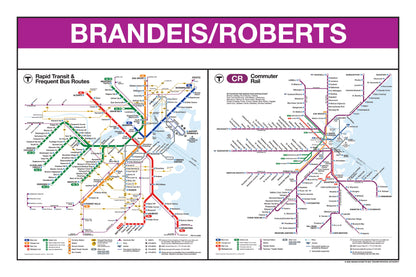 Boston MBTA Commuter Rail Station Panel Prints