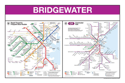Boston MBTA Commuter Rail Station Panel Prints (A-F)