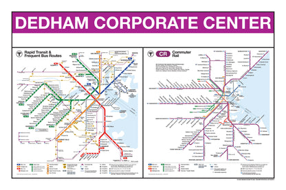 Boston MBTA Commuter Rail Station Panel Prints (A-F)
