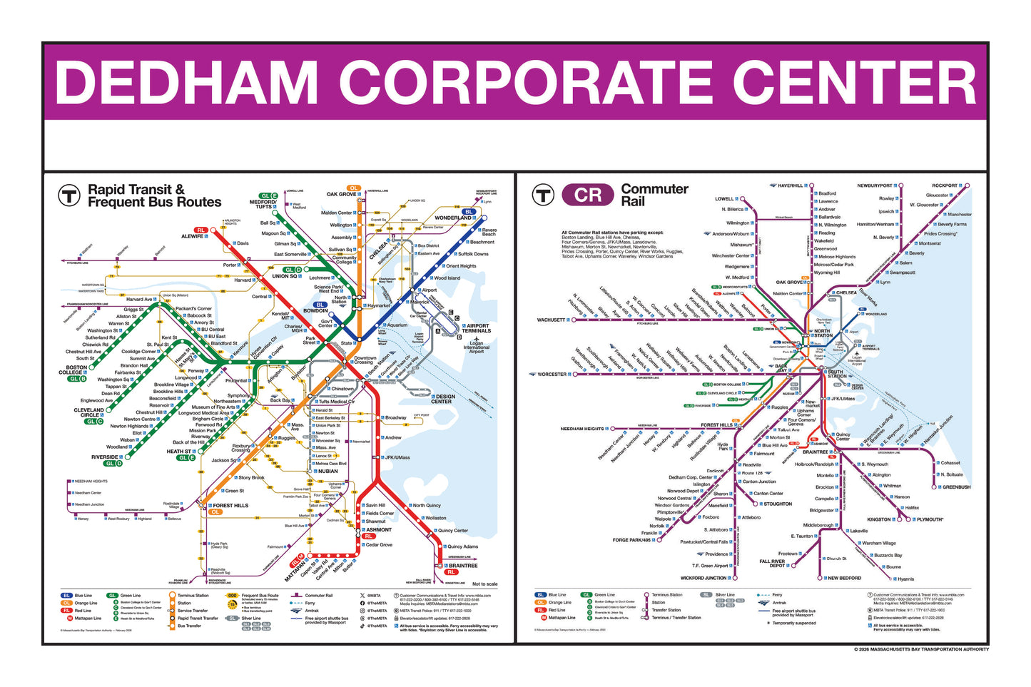 Boston MBTA Commuter Rail Station Panel Prints