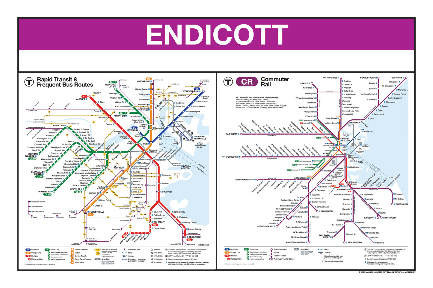 Boston MBTA Commuter Rail Station Panel Prints