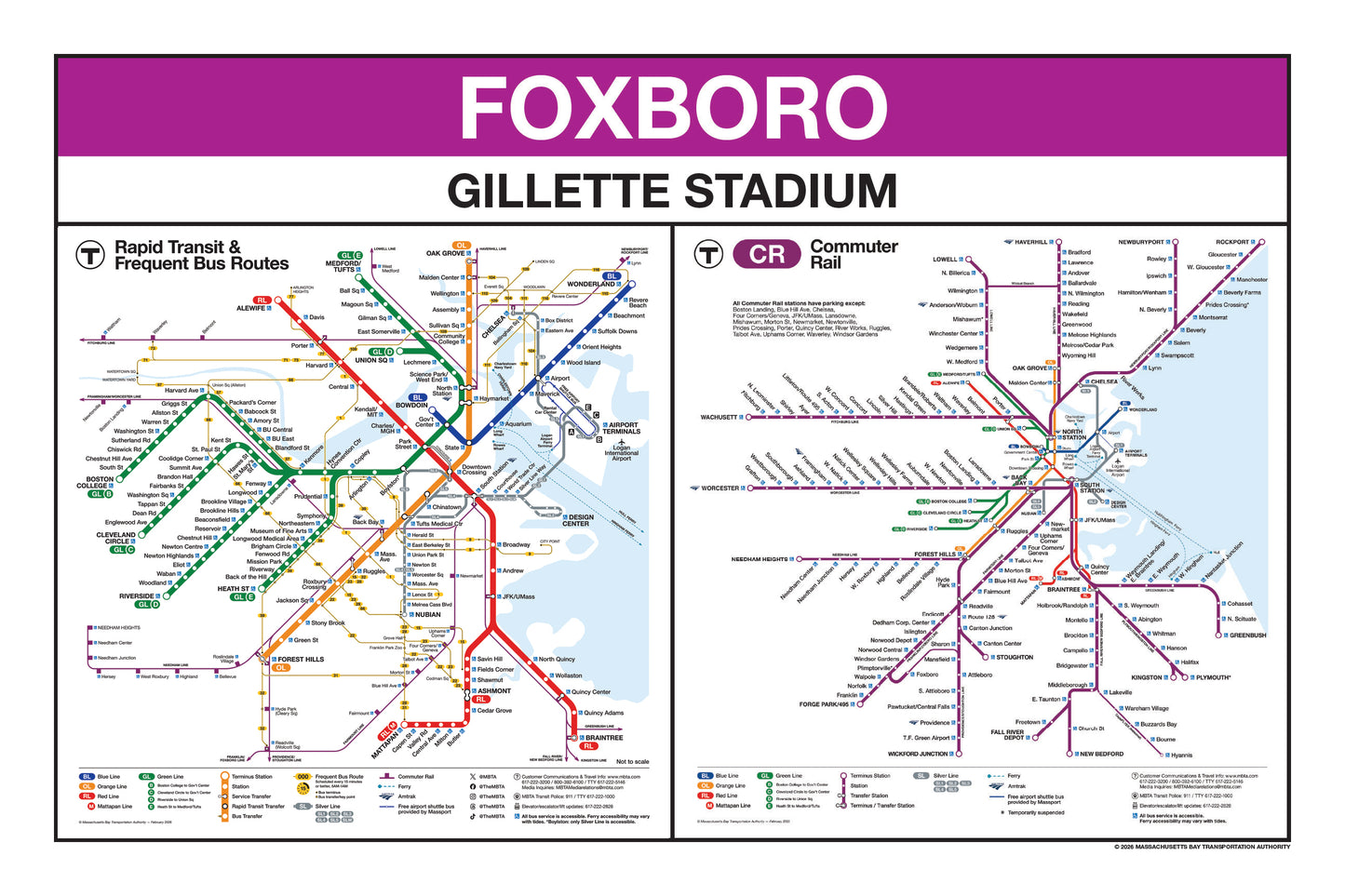 Boston MBTA Commuter Rail Station Panel Prints