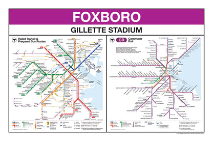 Boston MBTA Commuter Rail Station Panel Prints