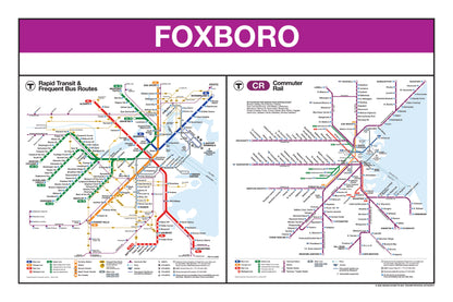 Boston MBTA Commuter Rail Station Panel Prints