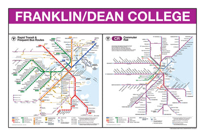 Boston MBTA Commuter Rail Station Panel Prints