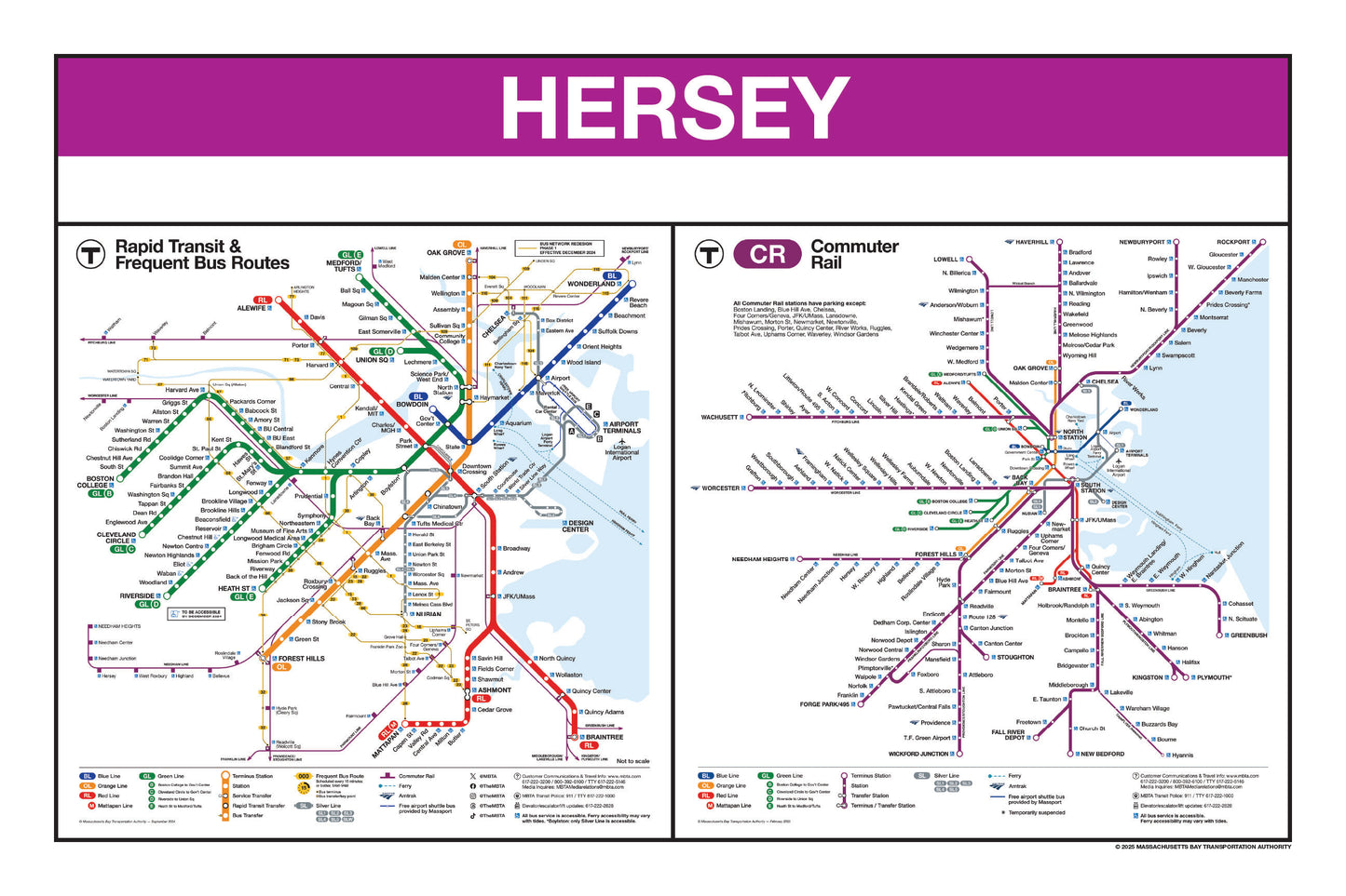 Boston MBTA Commuter Rail Station Panel Prints (G-M)