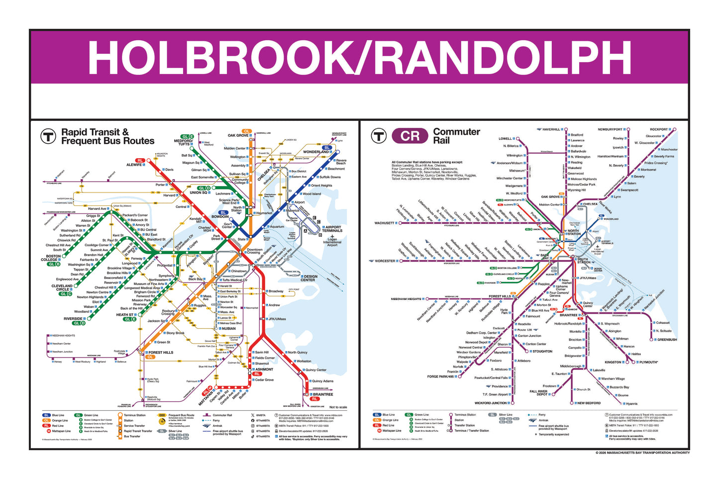 Boston MBTA Commuter Rail Station Panel Prints