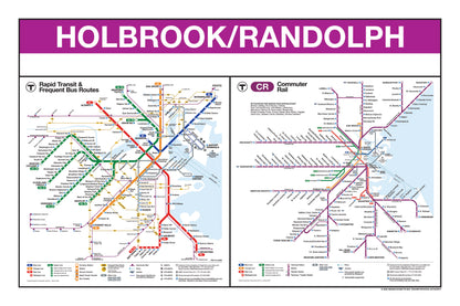 Boston MBTA Commuter Rail Station Panel Prints
