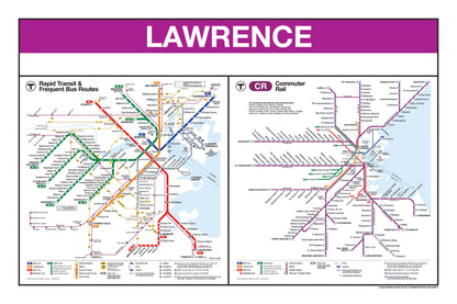 Boston MBTA Commuter Rail Station Panel Prints (G-M)