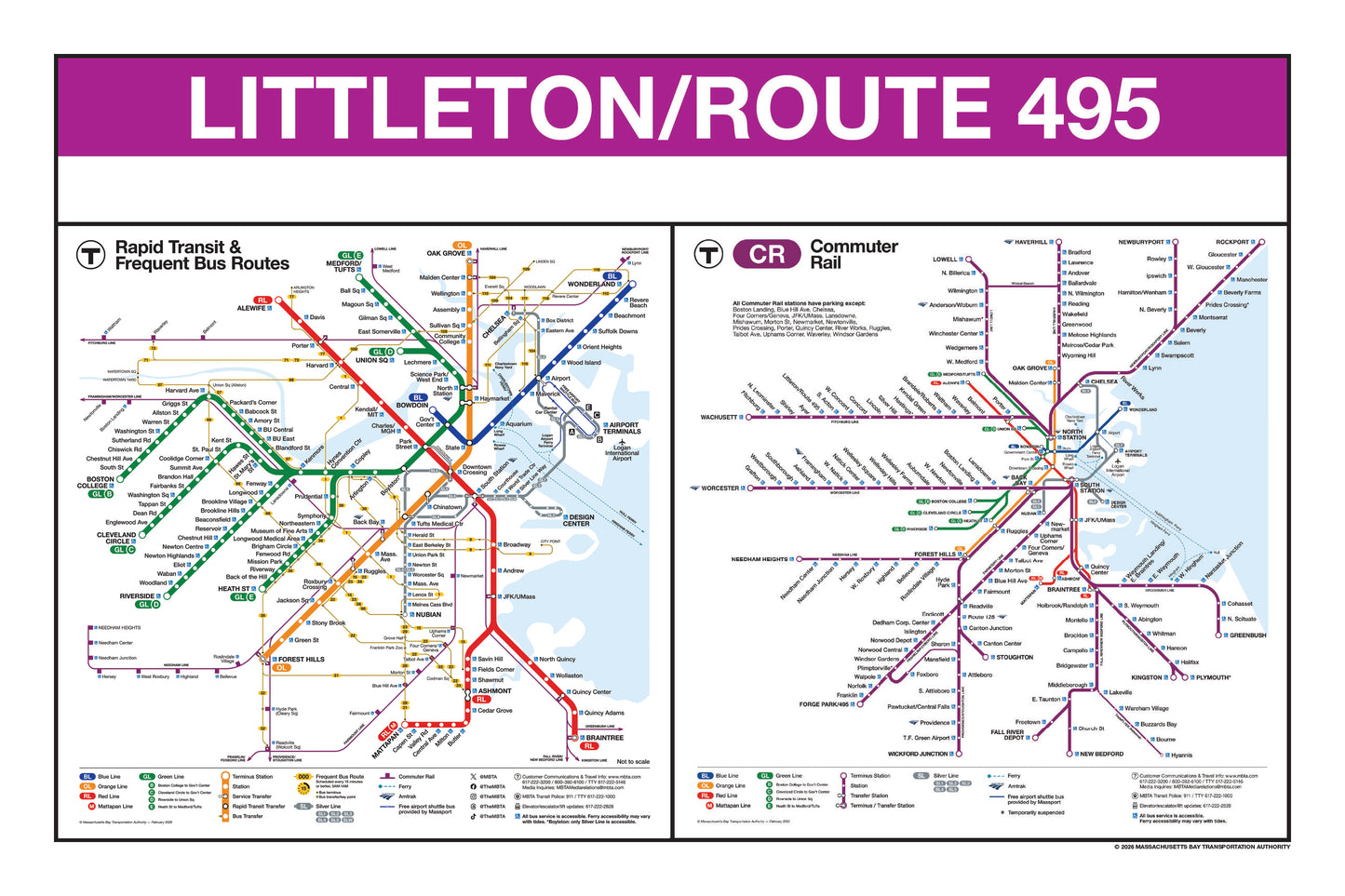 Boston MBTA Commuter Rail Station Panel Prints