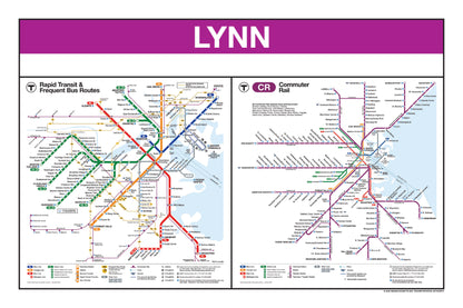 Boston MBTA Commuter Rail Station Panel Prints (G-M)