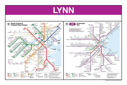 Boston MBTA Commuter Rail Station Panel Prints
