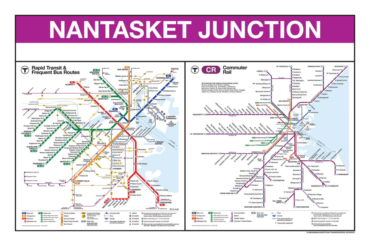 Boston MBTA Commuter Rail Station Panel Prints