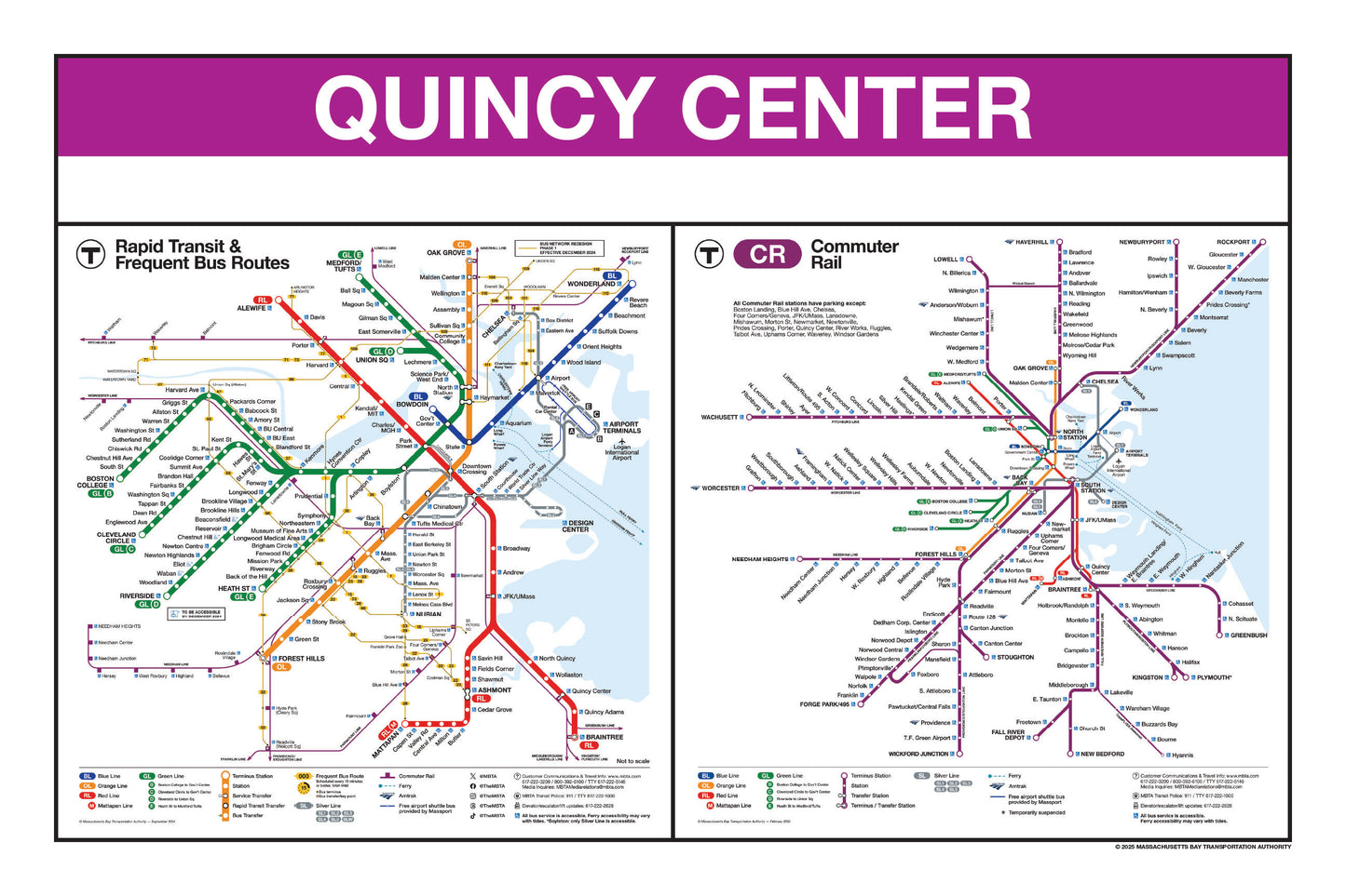 Boston MBTA Commuter Rail Station Panel Prints (N-R)