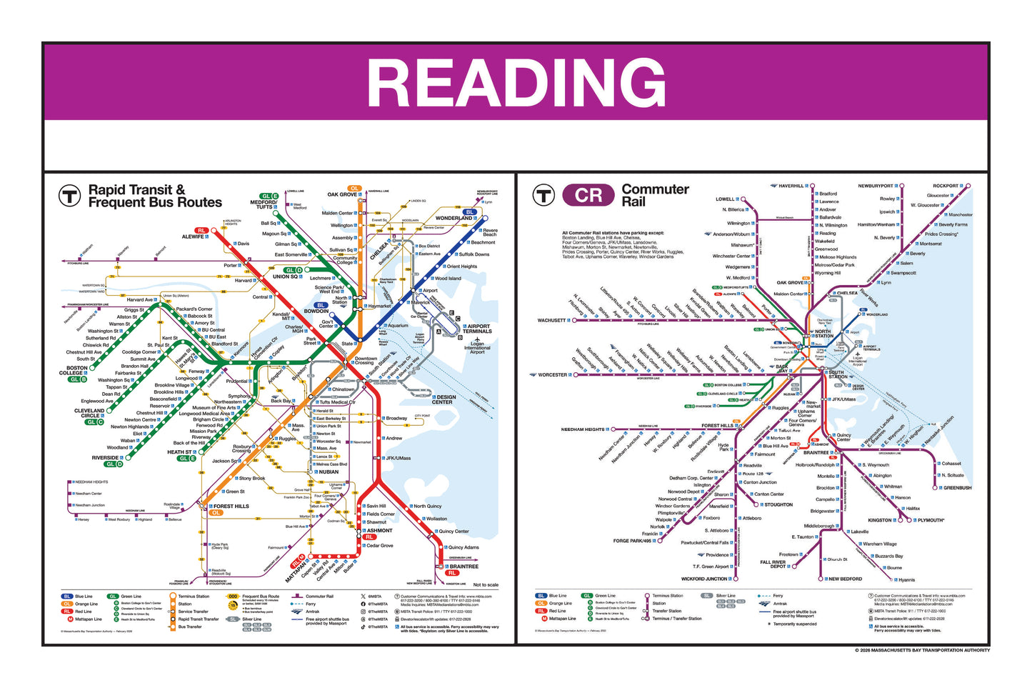 Boston MBTA Commuter Rail Station Panel Prints